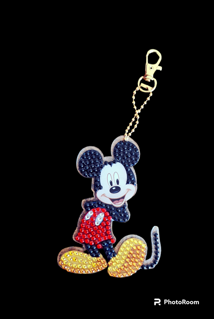 Porte clé Mickey et Cie (personnalisable)